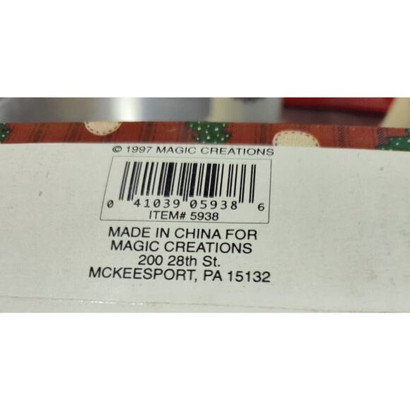 VTG Candlesticks 1997 Magic Creations Santas Workshop - Picture 4 of 4